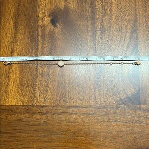 Swarovski Rose Gold Chain Bracelet with Hexagon Charm